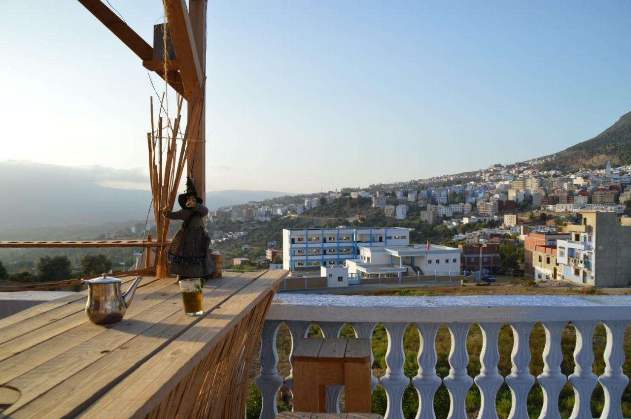 AliBaba Apartment Hostel Bamboo Rooftop Room Chefchaouen Buitenkant foto
